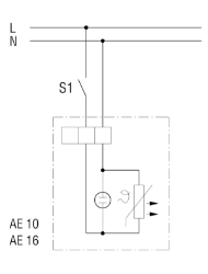 Bild von Maico AE 10/1 - Elektrische Innen-Verschlussklappe, Kunststoff, DN 100, verkehrsweiß - Art.-Nr.: 0151.0400