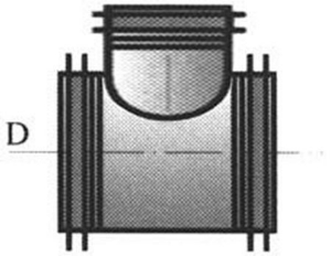 Bild von Spiro T-Abzweiger 90° Typ TCPU-V-100-100, Art.Nr. :  01905.871