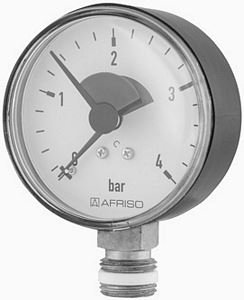 Bild von Hydrometer AFRISO Manometer 80 mm 0-2.5 bar, Art.Nr. : 63561