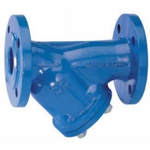 Bild von Honeywell Resideo Schmutzfänger FY69P m Flanschen GG blau A A DN 150,  Art.Nr. : FY69P-150A