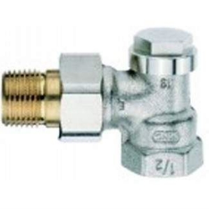 Bild von Honeywell Resideo Rücklaufverschraubung Verafix Messing, vernickelt, Durchgang, 3/8",  Art.Nr. : V2400D0010