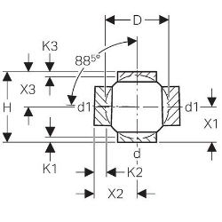 Bild von  Geberit PE Kugelabzweig 88.5° zweifach,  DN:100 / 100, d[mm]:110, d1[mm]:110 , Art.Nr. : 367.285.16.1