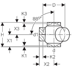 Bild von  Geberit PE Kugelabzweig 88.5° zweifach,  DN:100 / 90, d[mm]:110, d1[mm]:90 , Art.Nr. : 367.380.16.1