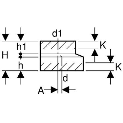 Bild von Geberit PE Reduktion exzentrisch,  DN:70 / 40, d[mm]:75, d1[mm]:40 , Art.Nr. : 365.558.16.1