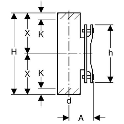 Bild von  Geberit PE Reinigungsstück 90° mit ovaler Serviceöffnung,  DN:100, d[mm]:110, A[cm]:12 , Art.Nr. : 367.454.16.1