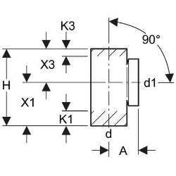 Bild von  Geberit PE Reinigungsstück 90° mit runder Serviceöffnung,  DN:60 / 60, d[mm]:63, d1[mm]:63 , Art.Nr. : 364.451.16.1