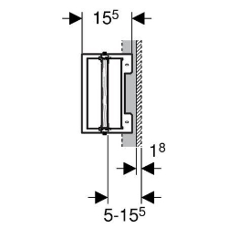 Bild von Geberit Duofix Montageplatte universell, Unterputz, nicht brennbar, Art.Nr. : 111.789.00.1