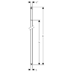 Bild von Geberit Duofix Ständer raumhoch H[cm]: 300–360 , h[cm]: 291, Art.Nr. : 111.873.00.1