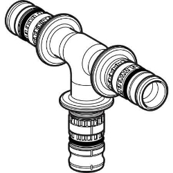 Bild von Geberit Mepla T-Stück egal, DN 50, d 63 mm, Art.-Nr. 627.310.00.5