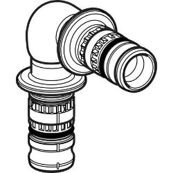 Bild von Geberit Mepla Winkel, DN 12, d 16 mm, Art.-Nr. 621.271.00.5