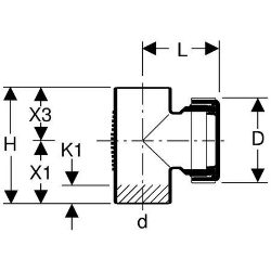 Bild von Geberit Silent-db20 Reinigungsstück 90° mit runder Serviceöffnung,  DN:100, d[mm]:110, D[cm]:14.5, Art.Nr. : 310.334.14.1