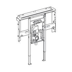 Bild von Geberit ONE Duofix Element WT mit ONE Wandmischer raumhoch, 75cm, Art.Nr. : 111.071.00.1