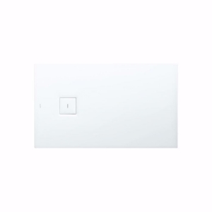 Bild von Laufen SOLUTIONS - Duschwanne, aus Verbundwerkstoff Marbond, rechteckig, Ablauf Seite, 000 weiss, 1200 x 700 x 38, Art.Nr. : H2134430000001