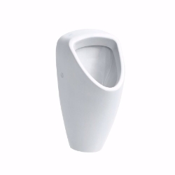 Bild von Laufen CAPRINO - Absauge-Urinal, Wasserzulauf innen, mit elektronischer Steuerung, Batteriebetrieb (6V), vandalensicher, 000 weiss, 320 x 350 x 645, Art.Nr. : H8420660000001