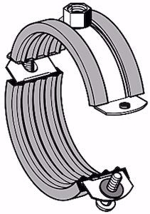 Bild von Sikla Schraubrohrschelle mit Einlage SRS 2G 15- 19 , Art.Nr. : 159377