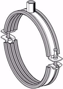 Bild von Sikla Lüftungsschelle mit Einlage Top-2G DN 315 , Art.Nr. : 111800