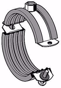 Bild von Sikla Schraubrohrschelle SRS mit Einlage M8 25- 28 A4 , Art.Nr. : 170727