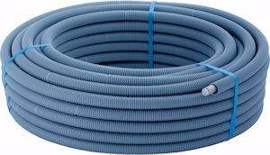 Bild von Geberit FlowFit/PushFit Metallverbundrohr in Rollen, Schutzrohr blau, d20mm, L 50m, Art.Nr. :619.221.00.1