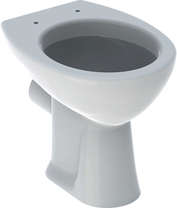 Bild von Geberit Renova Stand-WC Tiefspüler, Abgang horizontal KeraTect, weiss, 35.5x39x46cm, Art.Nr. : 211000600