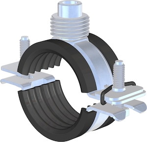 Bild von STS Universal-Rohrschelle mit Schallschutz 38-43, Art.Nr. :50.505RK