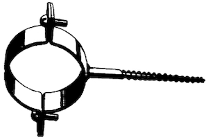 Bild von STS Rohrschelle mit Holzgewinde 125 mm, Art.Nr. :5173.63