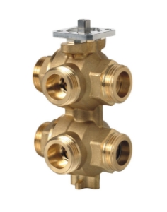 Bild von Siemens 6-Weg Regelkugelhähne, Aussengewinde, PN16, DN10, Art.Nr.: VWG41.10-0.65-0.65