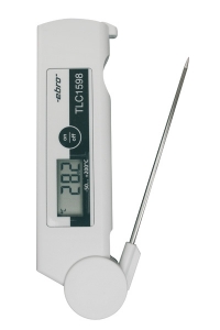 Bild von Ebro Electronic TLC 1598 Präzisions-Thermometer mit einklappbarem Einstechfühler, -50°C/+200°C, Art.Nr. : 1340-1620