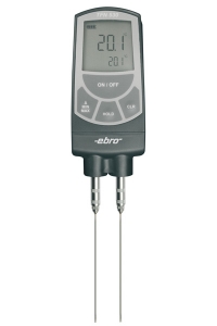 Bild von Ebro Electronic TFN 530 2-Kanal-Thermometer für Thermoelemente, -200°C/+1200°C, Lemo, exkl. Temperatursonden, Art.Nr. : 1340-5530