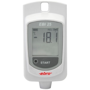 Bild von Ebro Electronic EBI 25-T Funk-Temp.-Datenlogger, Sensor intern, -30°C/60°C, Art.Nr. : 1340-6200