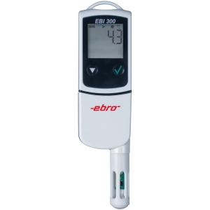 Bild von Ebro Electronic EBI 300-TH PDF-USB-Feuchte-Temp.-Datenlogger, 0%rF/100%rF, -30°C/+40/70°C, Art.Nr. : 1340-6334