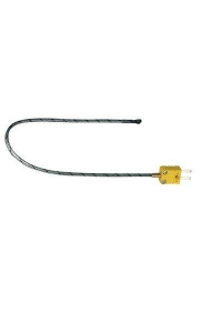 Bild von Ebro Electronic TPN 611 NiCr-Ni Flexibler Thermodrahtfühler, bis 400°C, Aussenquerschnitt 0.8x1.2, 1m, SMP, Art.Nr. : 1343-0800