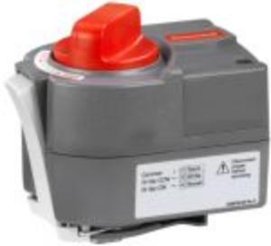 Bild von Honeywell —  Drehantrieb für Regelkugelhahn VBG, 24 VAC oder 24 VDC, 0-10 Volt, Stellzeit 90 sec, mit HV, 1,5 Kabel, Art.Nr. : MVN713A1500