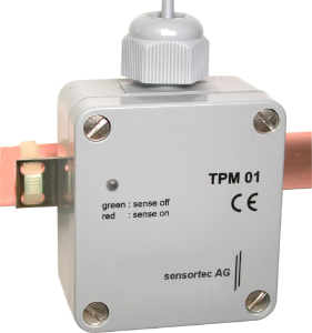 Bild von Sensortec - Taupunktwächter, IP20, 24VAC/DC, Wechselkontakt potentialfrei (60V/1A), Messbereich:  50....1000kOhm entspricht 20...1 µS (Leitwert), Art.Nr. : TPM 01-A