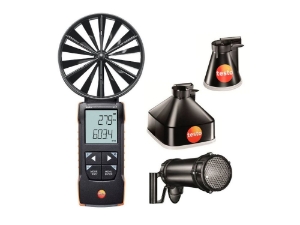 Bild von testo 417 Set 2 - Flügelrad-Anemometer mit Messtrichtern und Gleichrichter, Art.Nr. : 0563 2417