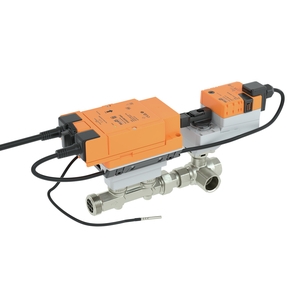 Bild von Belimo - Elektr. 3-Weg-PI-RKH Belimo Energy Valve™, AC/DC 24 V, BACnet IP, BACnet MS/TP, Modbus TCP, Modbus RTU, MP-Bus, 2...10 V, DN 25, Innen- und Aussengewinde, Rp 1"G 1 1/4", PN 25, ps 1600 kPa, V'nom 0.97 l/s, Mediumstemperatur -10...120°C [14...248°F], Art.Nr. : EV025R3+BAC