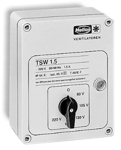 Bild von Helios Trafo-Drehzahlsteller 1-PH, 230 V, 1,5 A Art. Nr.: TSW 1,5