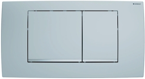 Bild von Geberit Twinline30 Betätigungsplatte mattchrom / glanzchrom / mattchrom, Art.Nr. :115.899.JQ.1